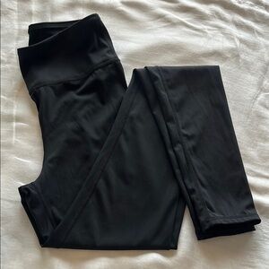 High-Waisted Black Leggings